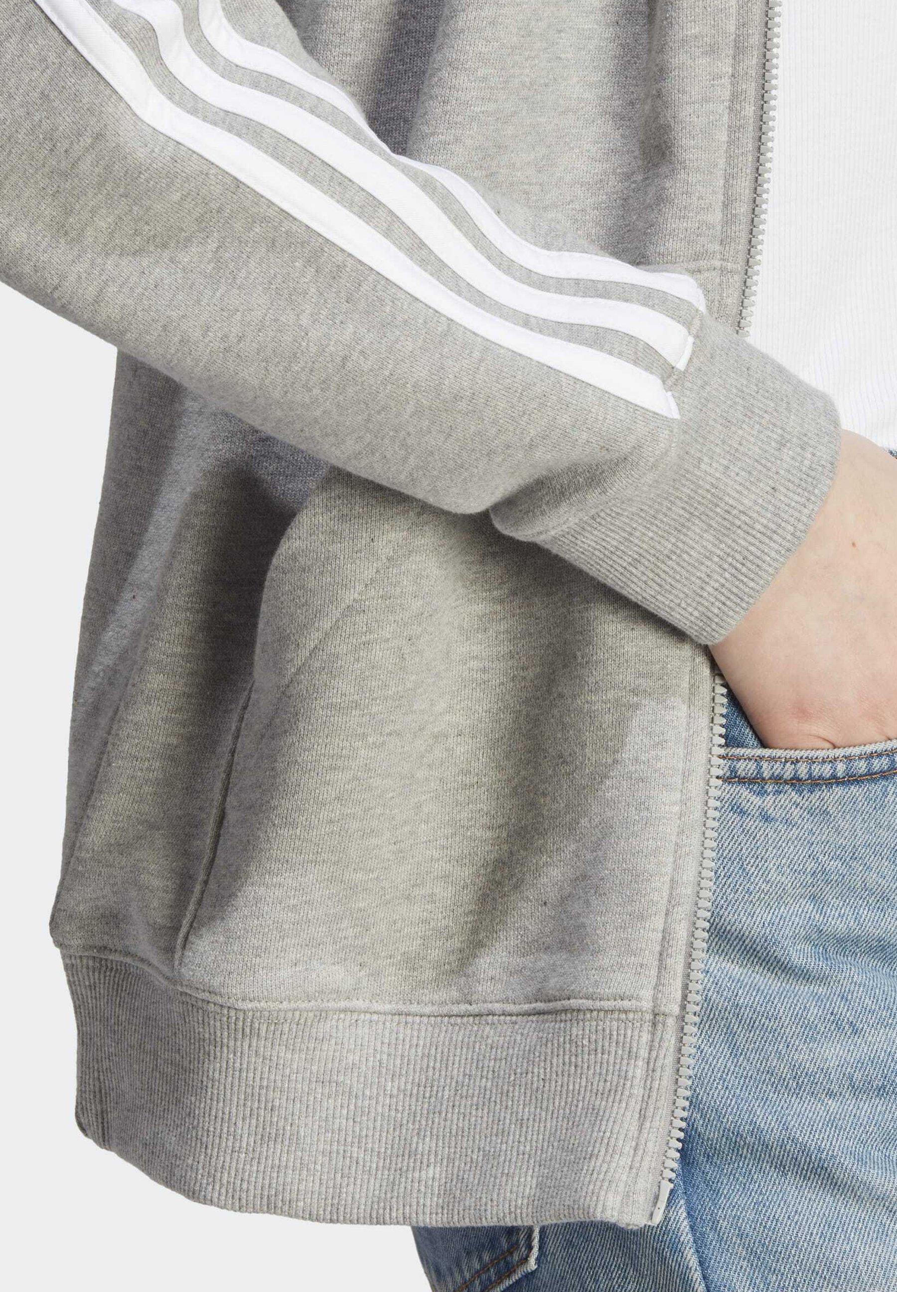 売れ筋商品|||アディダスオリジナルス パーカー・スウェットシャツ レディース アウター HOODIE - Zip-up sweatshirt - medium grey heather adidas Originals HOODIE - Zip-up sweatshirt - medium grey