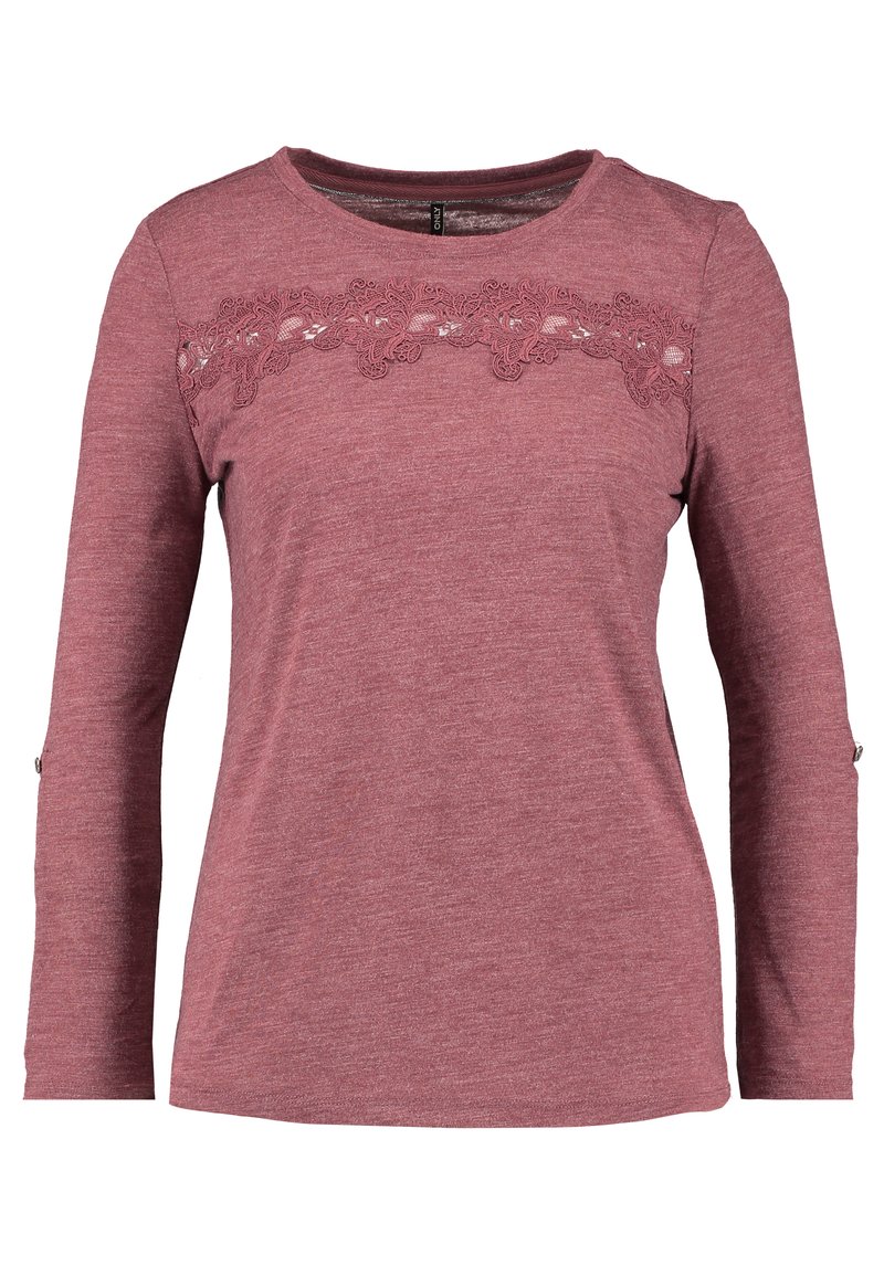 Only Longsleeve gemêleerd roze Only Longsleeve gemêleerd roze