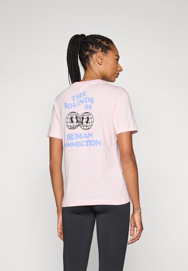 GRAPHIC TEE - Print T-shirt - rose