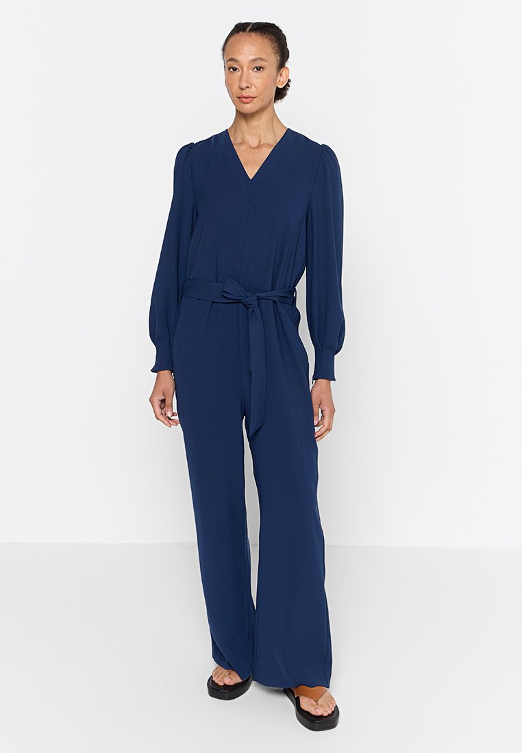 MOS MOSH Jumpsuit blauw MOS MOSH Jumpsuit blauw