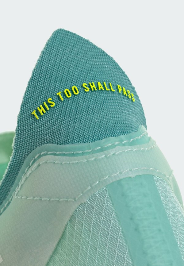 ADIZERO ADIOS PRO 4 - Road running shoes - semi flash aqua   lucid lemon   mint ton3