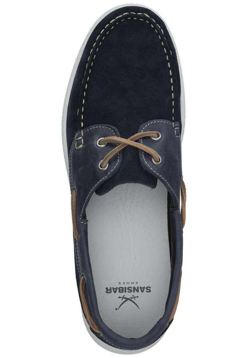 Herren Klassische Schnürer | Sansibar Shoes Bootsschuh dunkelblau - WE94057 Herren Klassische Schnürer | Sansibar Shoes Bootsschuh dunkelblau - WE94057