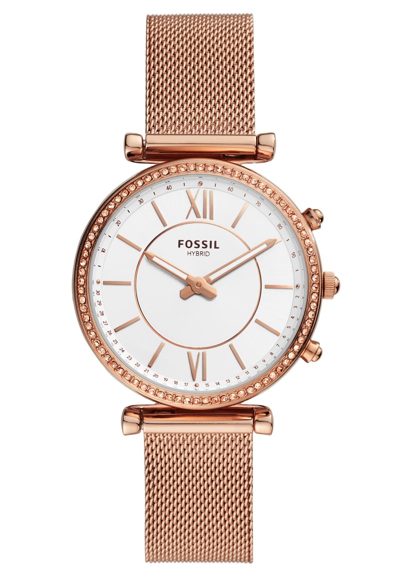 Fossil Smartwatches CARLIE HYBRID - Montres connectées - rose gold-coloured