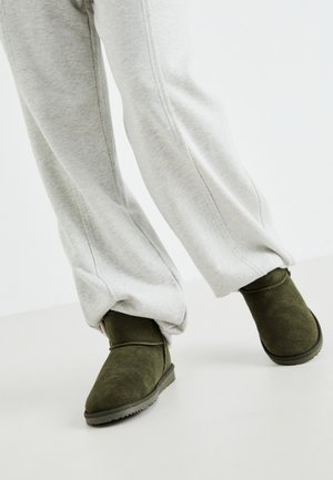 LEATHER  - Stiefelette - khaki