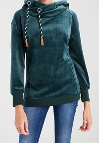 ONLY Jersey con capucha - dark green