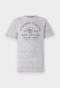 Tricou cu imprimeu - tarmac grey/white