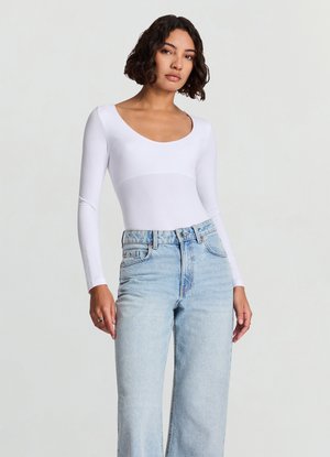 TINTA UNITA - Maglietta a manica lunga - bianco ottico