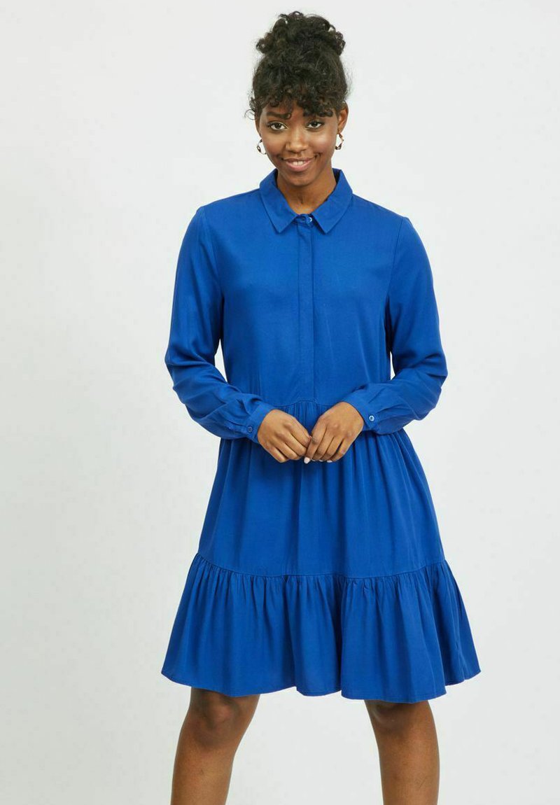 VILA - Shirt dress - mazarine blue, Enlarge