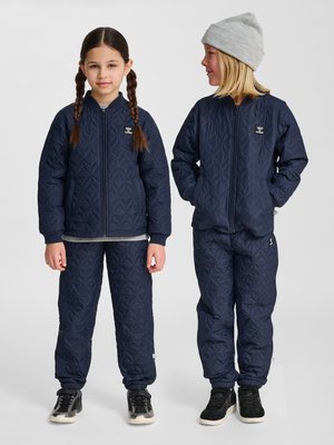 Hummel SOBI THERMO UNISEX SET - Regnbukser - dark blue