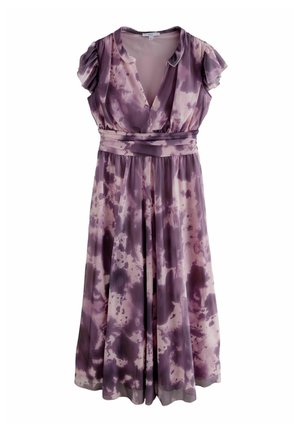 Next REGULAR FIT - V-NECK MIDI - Rochie de zi - pink purple