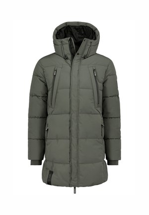 Sublevel, SUBLEVEL STEPPMANTEL MIT LEISTENTASCHEN - Winter coat - dark-green