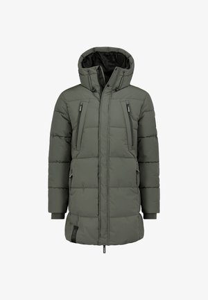 Sublevel, SUBLEVEL STEPPMANTEL MIT LEISTENTASCHEN - Winter coat - dark-green