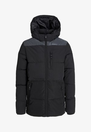 Jack & Jones Junior, JJEOWEN REFLECTIVE PUFFER - Talvitakki - black