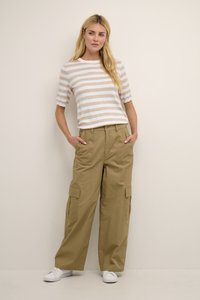 Kaffe KALIZZA - Tricou cu imprimeu - chalk sand