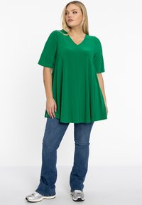YOEK V-NECK - Tunique - green