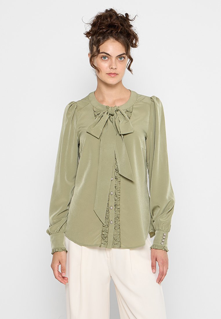 Krüger Dirndl Blouse kaki