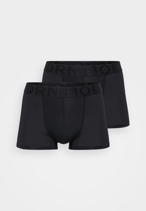 SPORTS TRUNK 2 PACK - Boxerkalsong - black
