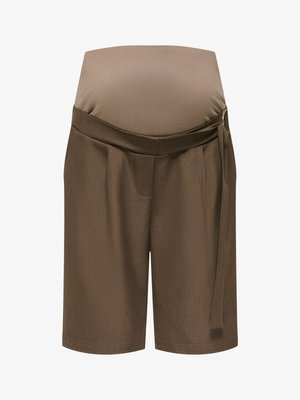 ONLY MATERNITY, OLMVICTORIA High waist Regular Fit - Šortky - chocolate brown