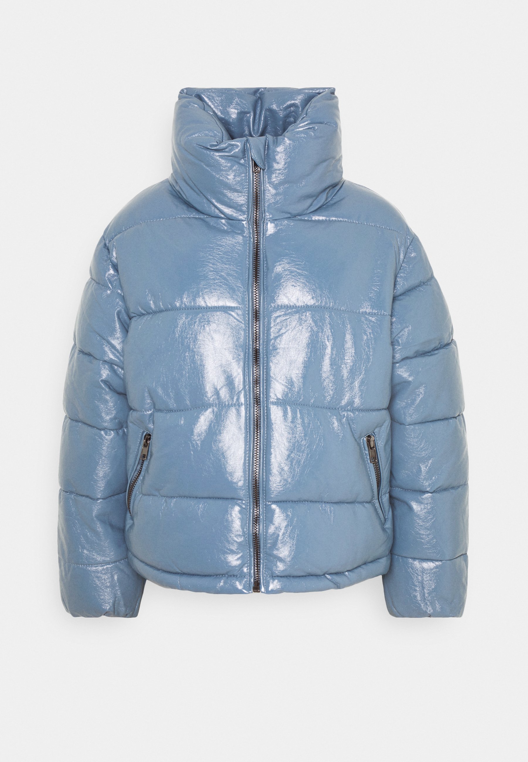 PUFFER JACKET WITH SIDE DRAWSTRINGS Winterjas blue PUFFER JACKET WITH SIDE DRAWSTRINGS Winterjas blue