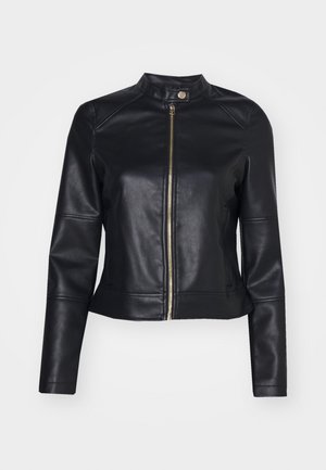 Vero Moda VMDIXIEMARIA SHORT COATED - Giacca in similpelle - black
