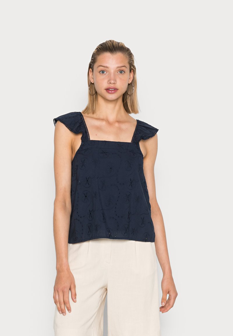 Pieces PCVANIA - Blusa - navy blazer