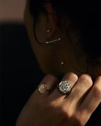 ROSE SIGNET - Ring - silver-coloured
