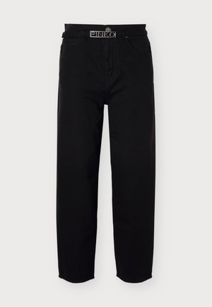 Pinko, ESTELLE EGG BELT - Jean large - nero limousine