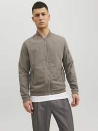 Jack & Jones - JJERUSH - Bomber tipa jaka - grey Miniatūras attēls 1