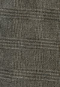 Texturiertes Gewebe mit einem Rastermuster, das abwechselnd erhabene und flache Abschnitte in dunklen Grautönen und Schwarz zeigt.