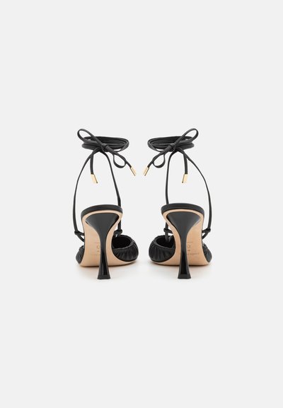 Studio Amelia RONDE LACED - Højhælede pumps - black