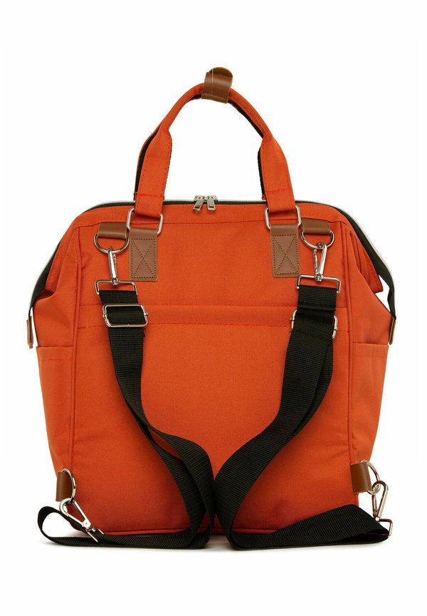 BABY BAG PRINTED DIAPER BAG BACKPACK – Wickeltasche – orange
