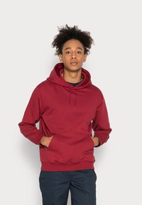 Weekday STANDARD HOODIE - Sweatshirt com capuz - dark red