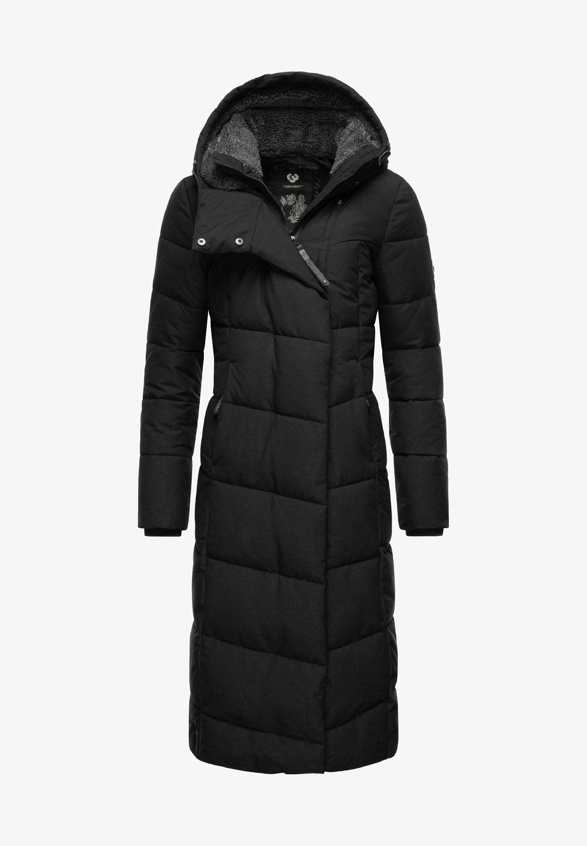 Ragwear PAVLA LONG Wintermantel black/schwarz