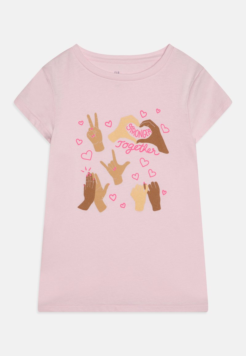 GAP GIRLS - T-shirt con stampa - light peony
