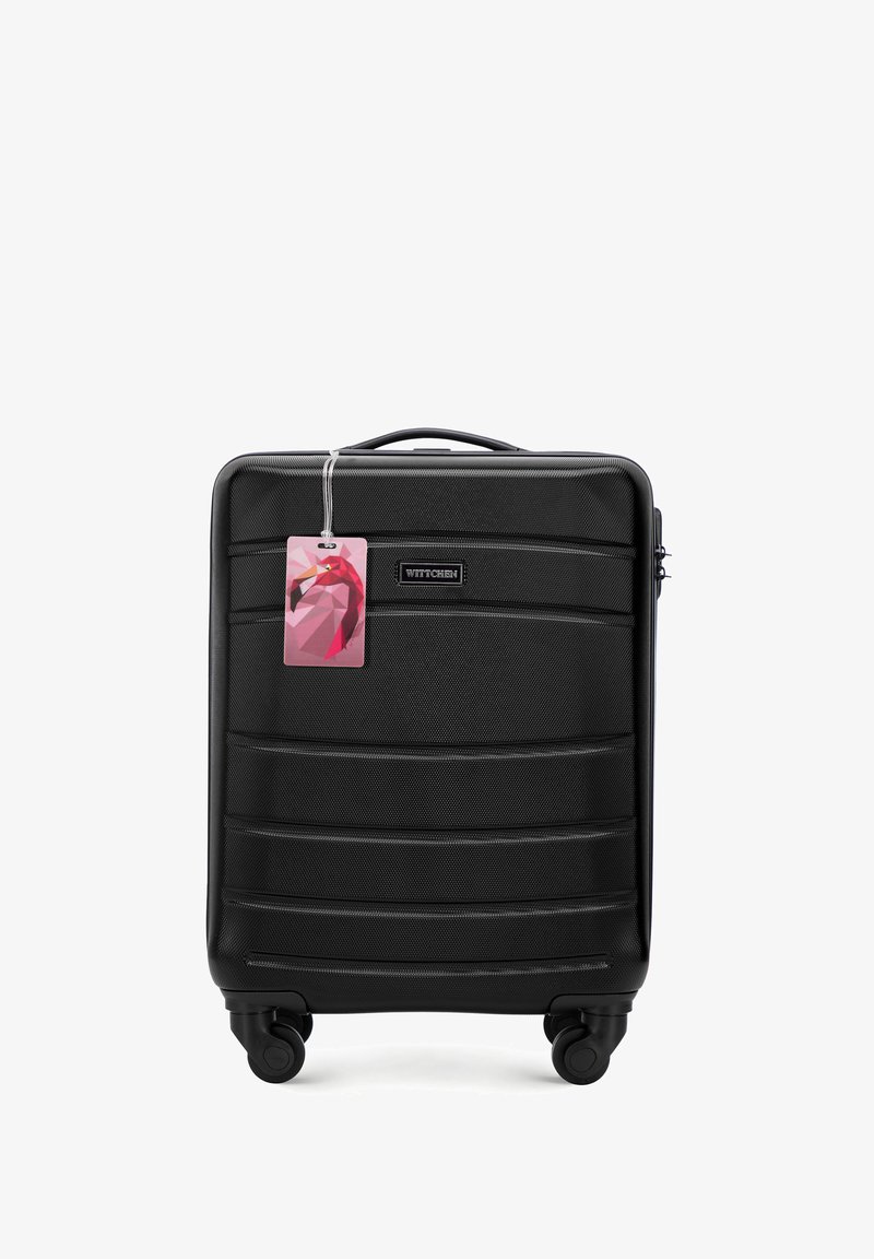 WITTCHEN SMALL SUITCASE WITH LUGGAGE TAG FROM ABS - Trolley - black