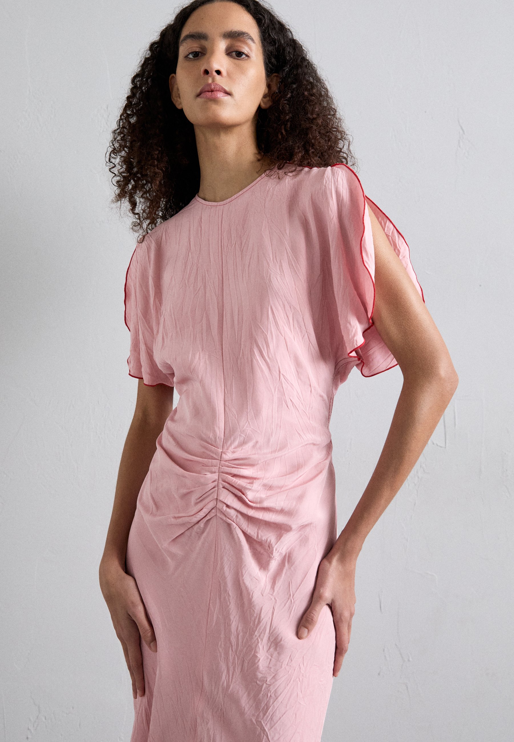 Victoria Beckham GATHERED WAIST MIDI DRESS - Occasion wear