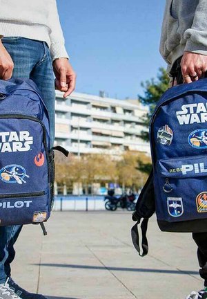 Karactermania STAR WARS PILOT  HS FAN - Schooltas - azul oscuro