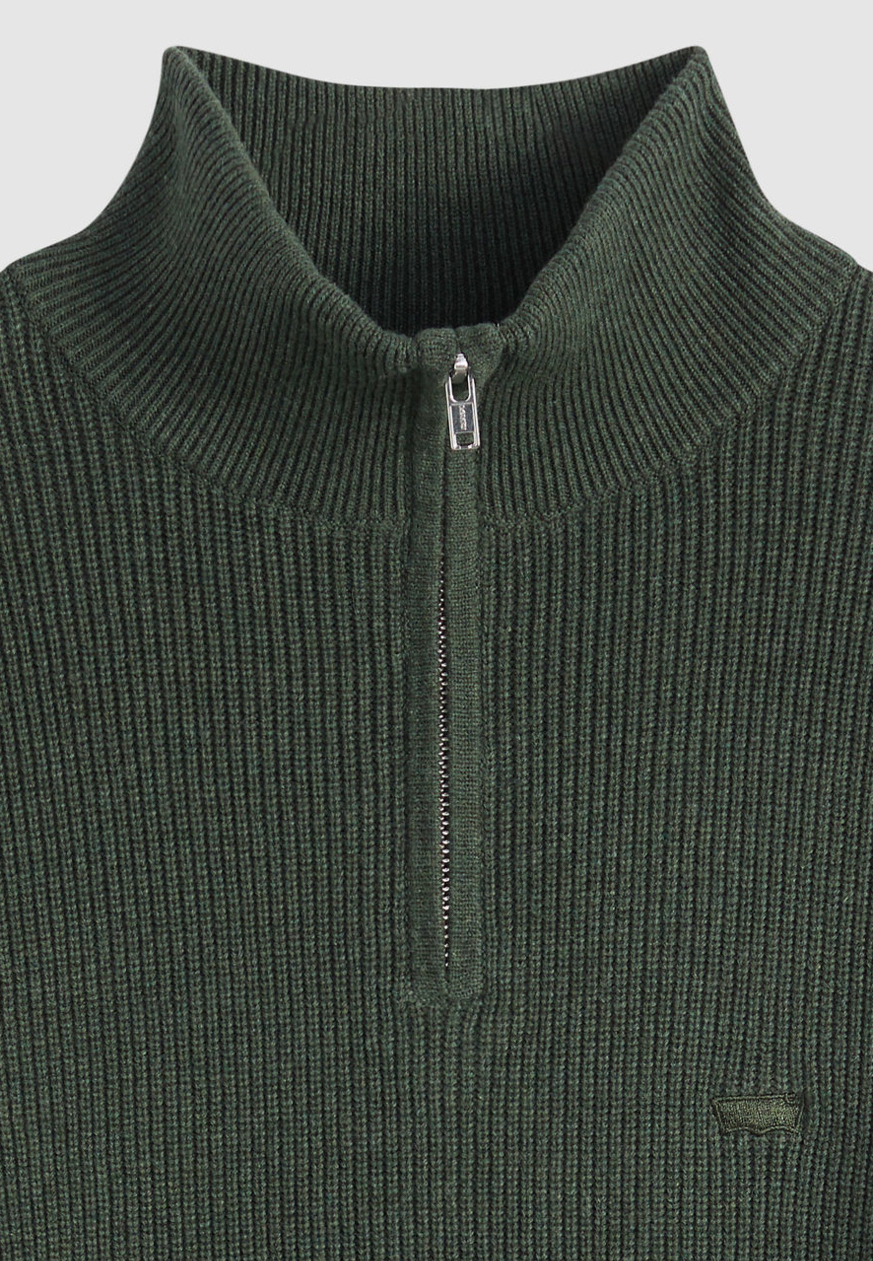 Levi's® HM QUARTER ZIP SWEATER - Maglione - duffel bag heather