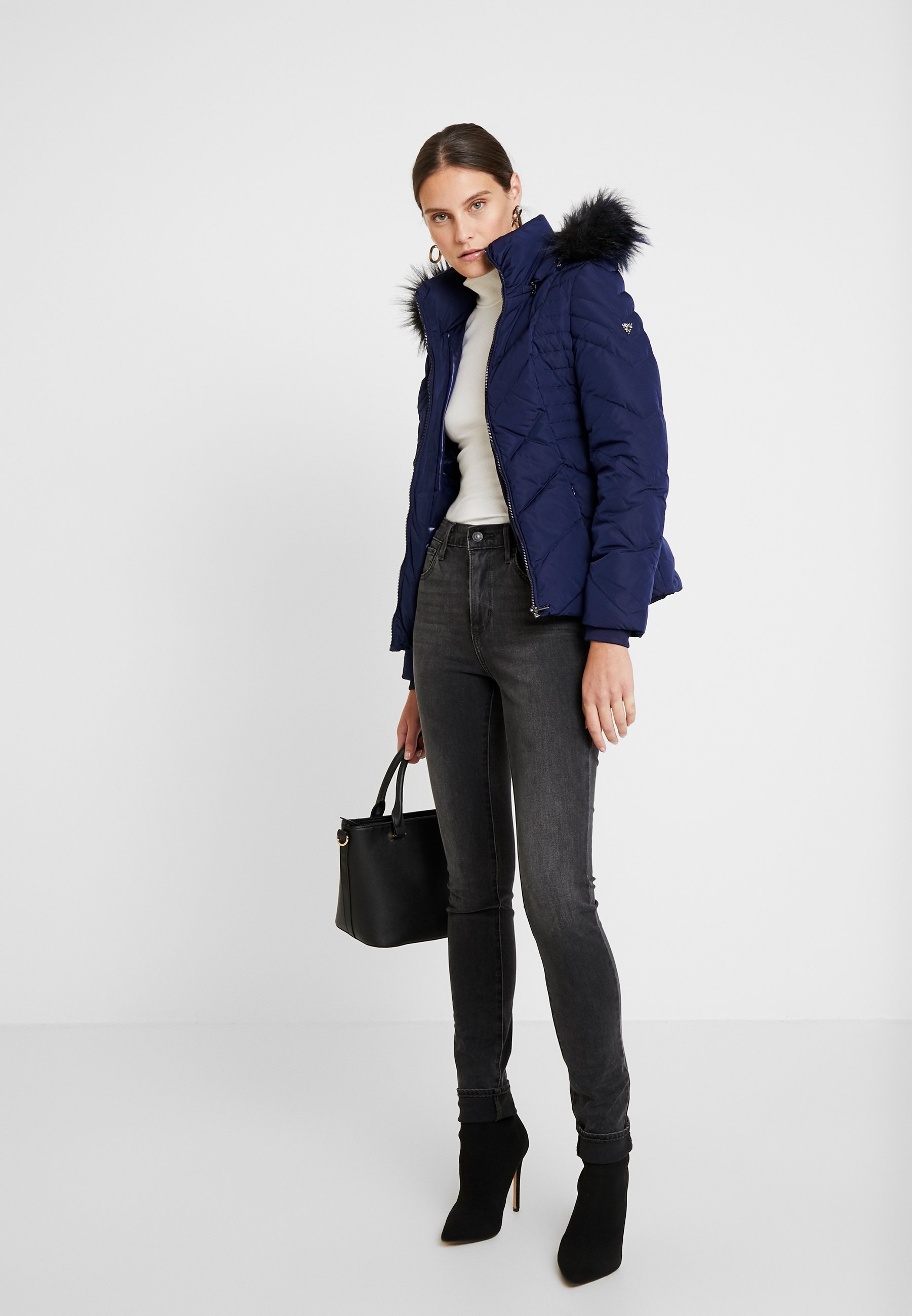 Guess PETRA JACKET Daunenjacke blue jamdunkelblau Guess PETRA JACKET Daunenjacke blue jamdunkelblau