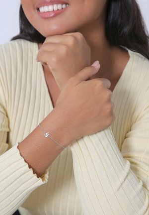 LETTER S - Armband - silber