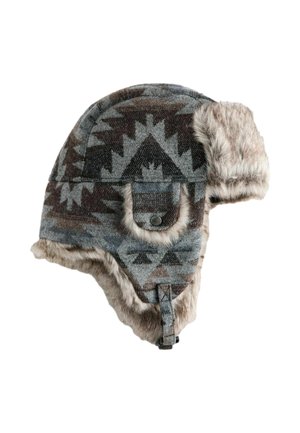 TRAPPER - Cap - grey navajo style