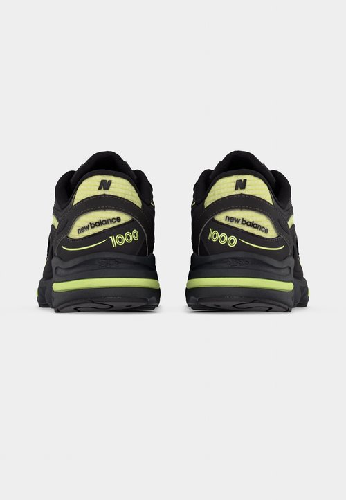 New Balance M1000 UNISEX - Trainers - black metallic/dry lime — photo 4