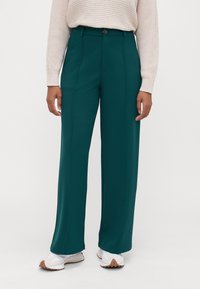 Even&Odd Petite Pantaloni - dark green