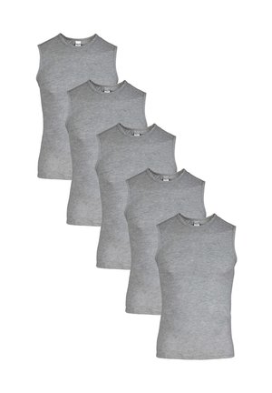BASIC 5 PACK - Unterhemd/-shirt - grey