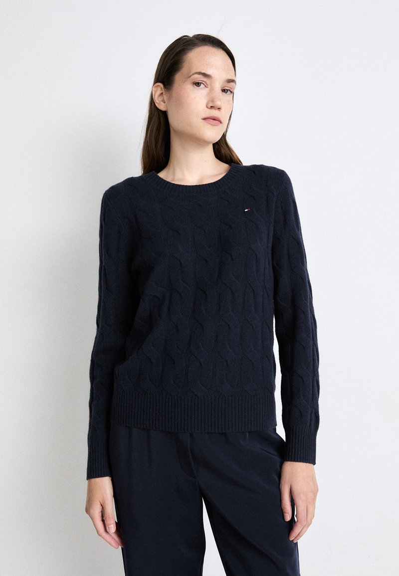 Tommy Hilfiger SOFT CABLE - Pullover - desert sky