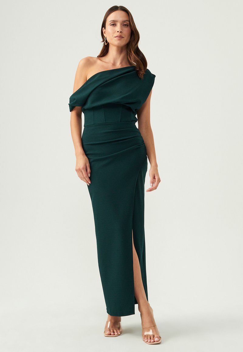 sachin and babi light blue dress Dark Green Embroidered A-line Short Homecoming Dress  Ohmollydress