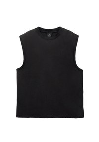 WASHED STRAPPY - T-shirts basic - black
