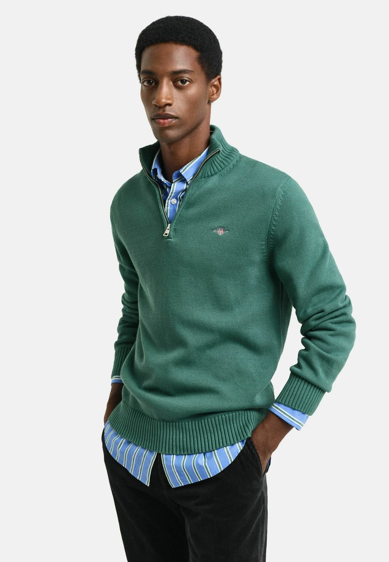 GANT CASUAL HALF - Trui - green
