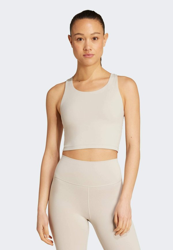 ALL ME - Medium support sports bra - beige