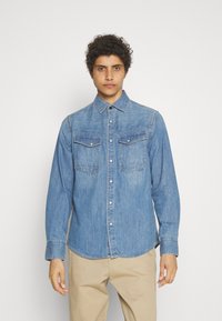 G-Star - SLIM DENIM - Shirt - faded cricket blue Thumbnail Image 1